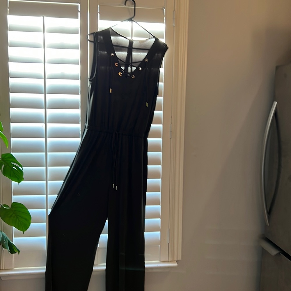 Olive green Calvin Klein jump suit